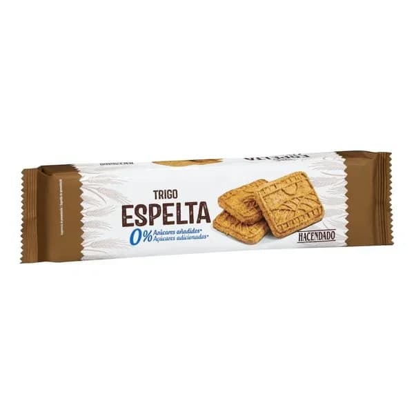 Galletas de espelta Hacendado 0% azúcares añadidos - 0.2 kg - Imagen del producto en Findit