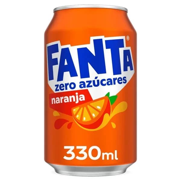 Refresco Naranja Zero Lata - 0.33 l - Imagen del producto en Findit