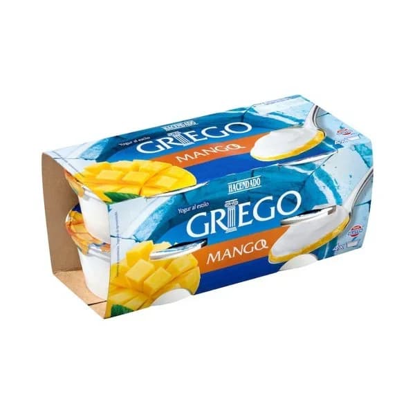 Yogur griego con mango Hacendado - 0.5 kg - Imagen del producto en Findit