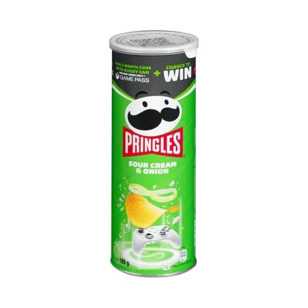 Aperitivo de patata sabor crema agria y cebolla Pringles - 0.16 kg - Imagen del producto en Findit