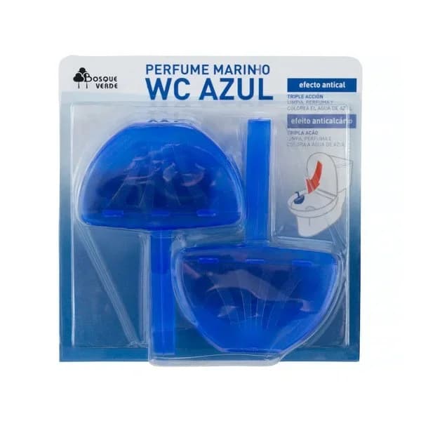 Colgador WC Azul perfume marino Bosque Verde - 0.08 kg - Imagen del producto en Findit