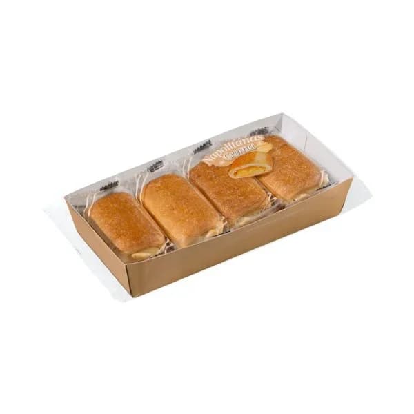 Napolitanas con relleno sabor crema Hacendado - 0.37 kg - Imagen del producto en Findit