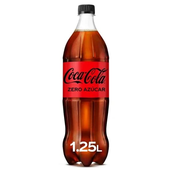 Refresco de cola COCA COLA Zero, botella 1,25 litros - 1.25 l - Imagen del producto en Findit