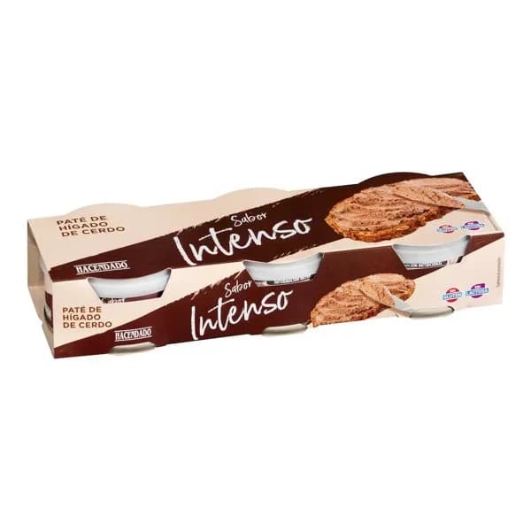 Paté de cerdo sabor intenso Hacendado - 0.24 kg - Imagen del producto en Findit