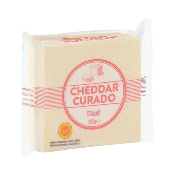 Queso curado cheddar Hacendado - 0.3 kg - Imagen del producto en Findit