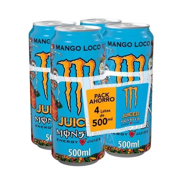 Bebida energética Mango Loco Monster - 2 l - Imagen del producto en Findit