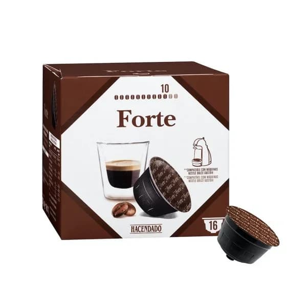 Café en cápsula forte Hacendado - 0.11 kg - Imagen del producto en Findit