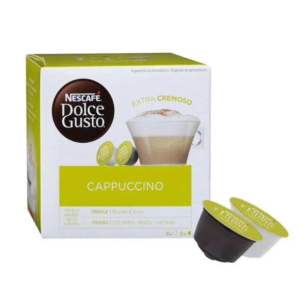 Café Cápsula Capuccino P-8X2 m. Dolce Gusto - 16 ud - Imagen del producto en Findit