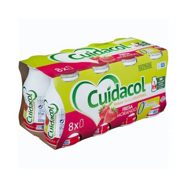 Bebida láctea de fresa Cuidacol 0% azúcares añadidos - 0.8 kg - Imagen del producto en Findit
