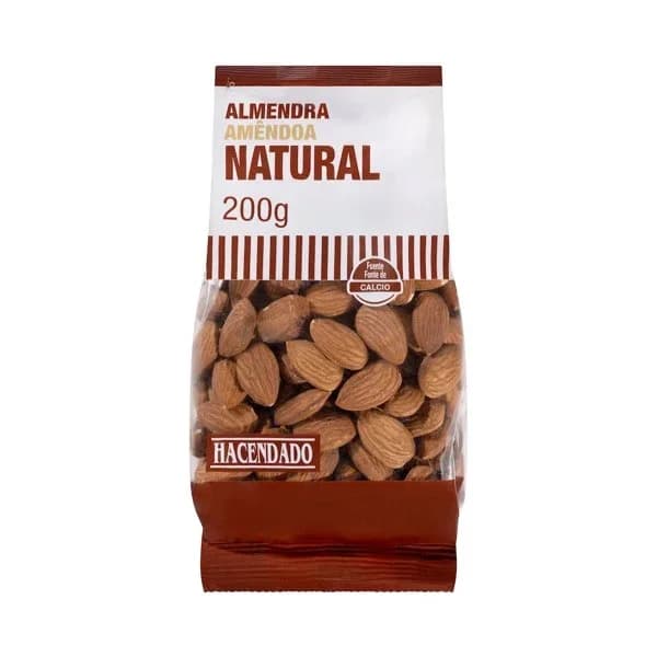 Almendra natural Hacendado - 0.2 kg - Imagen del producto en Findit