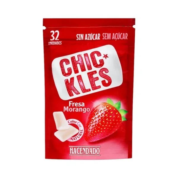 Chicles fresa gragea Hacendado - 0.05 kg - Imagen del producto en Findit