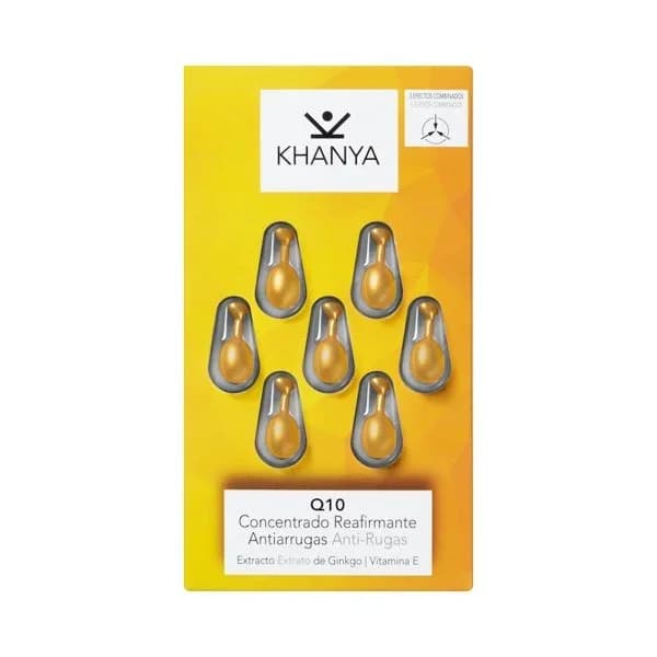 Perlas faciales Q10 Khanya concentrado reafirmante antiarrugas - 6.98 ud - Imagen del producto en Findit