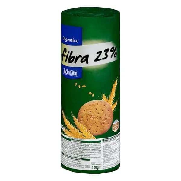 Galletas Digestive fibra 23% Hacendado - 1 ud - Imagen del producto en Findit