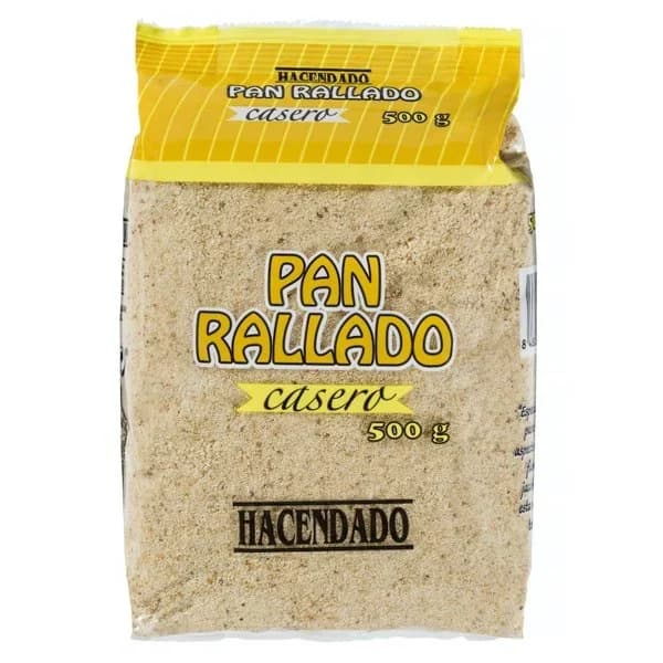 Pan rallado casero Hacendado - 0.5 kg - Imagen del producto en Findit