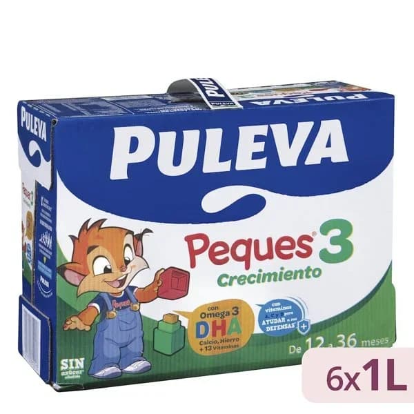 Preparado lácteo crecimiento Peques 3 Puleva - 6 l - Imagen del producto en Findit