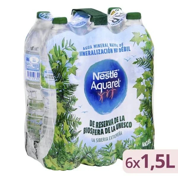 Agua mineral grande Nestlé Aquarel - 8.99 l - Imagen del producto en Findit