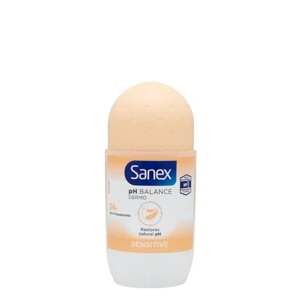 Desodorante para mujer sensitive SANEX, roll on 50 ml - 0.05 l - Imagen del producto en Findit