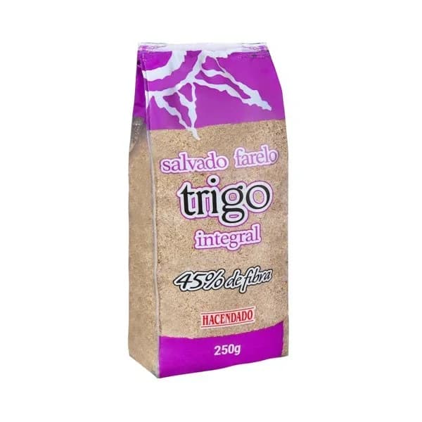 Salvado de trigo integral Hacendado - 0.25 kg - Imagen del producto en Findit