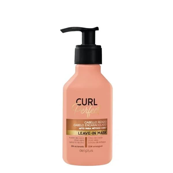 Mascarilla sin aclarado Curl Perfect Deliplus cabello rizado - 0.2 l - Imagen del producto en Findit