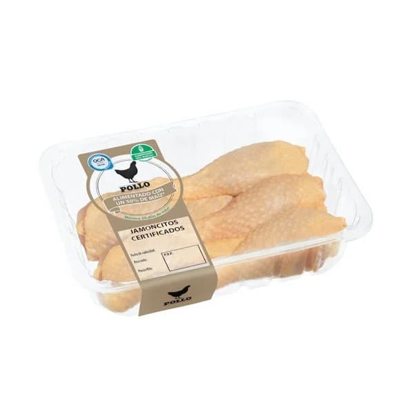 Jamoncitos de pollo certificado alimentado con un 50% de maíz - 0.78 kg - Imagen del producto en Findit