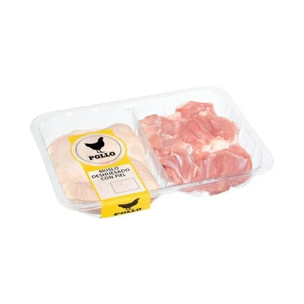 Muslos de pollo deshuesados con piel - 0.5 kg - Imagen del producto en Findit