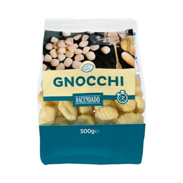 Pasta fresca gnocchi Hacendado - 0.5 kg - Imagen del producto en Findit