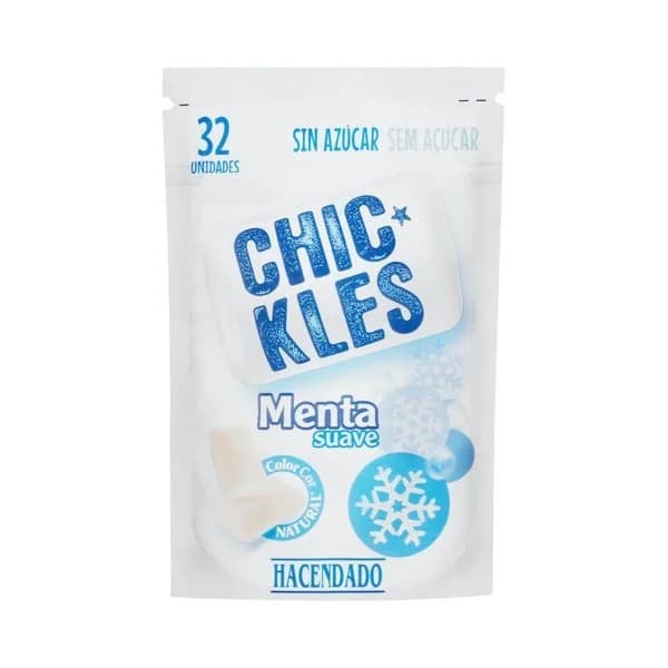 Chicles menta suave gragea Hacendado - 0.05 kg - Imagen del producto en Findit