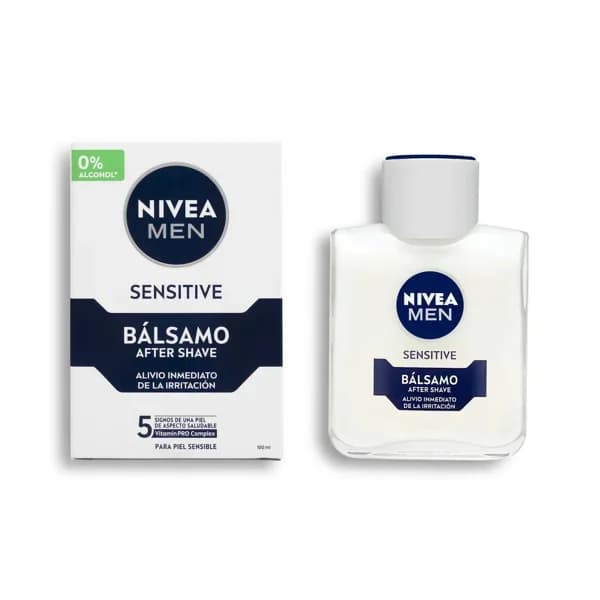 Bálsamo after shave Sensitive Nivea Men 0% alcohol - 0.1 l - Imagen del producto en Findit