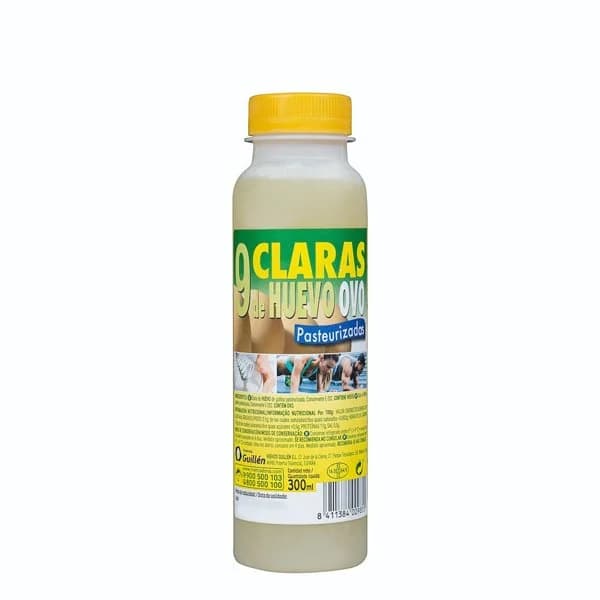 Claras de huevo líquidas pasteurizadas - 0.3 l - Imagen del producto en Findit
