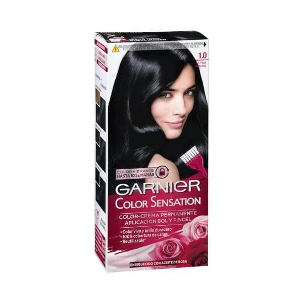 Coloración permanente Garnier 1.0 ultra negro - 1 ud - Imagen del producto en Findit
