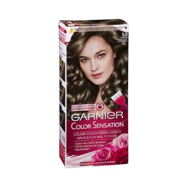Coloración permanente Garnier 5.0 castaño luminoso - 1 ud - Imagen del producto en Findit