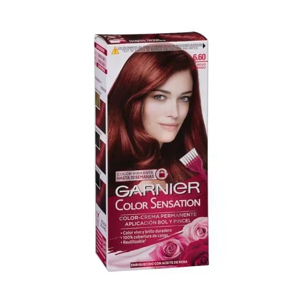 Coloración permanente Garnier 6.60 rojo intenso - 1 ud - Imagen del producto en Findit