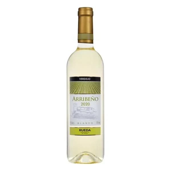 Vino blanco verdejo D.O Rueda Arribeño - 0.75 l - Imagen del producto en Findit
