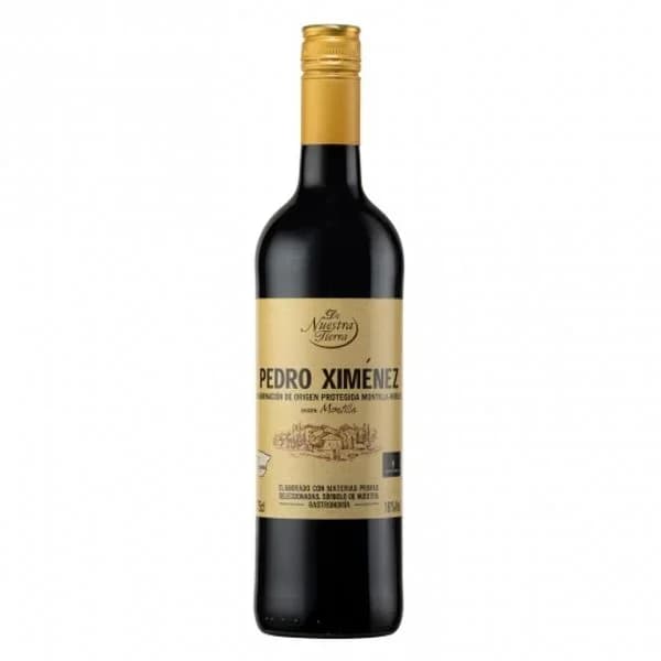 Vino dulce pedro ximénez De Nuestra Tierra D.O. Montilla-Moriles  75 cl. - 1 ud - Imagen del producto en Findit