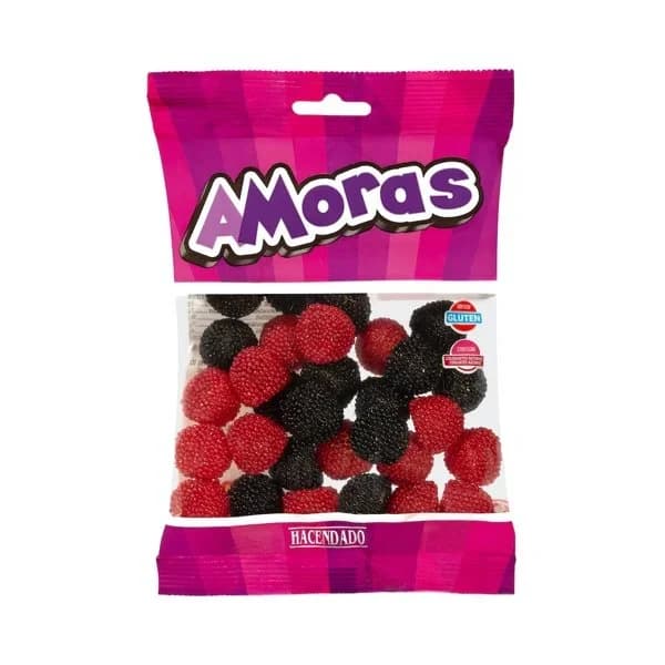 Golosinas Moras Hacendado - 0.2 kg - Imagen del producto en Findit
