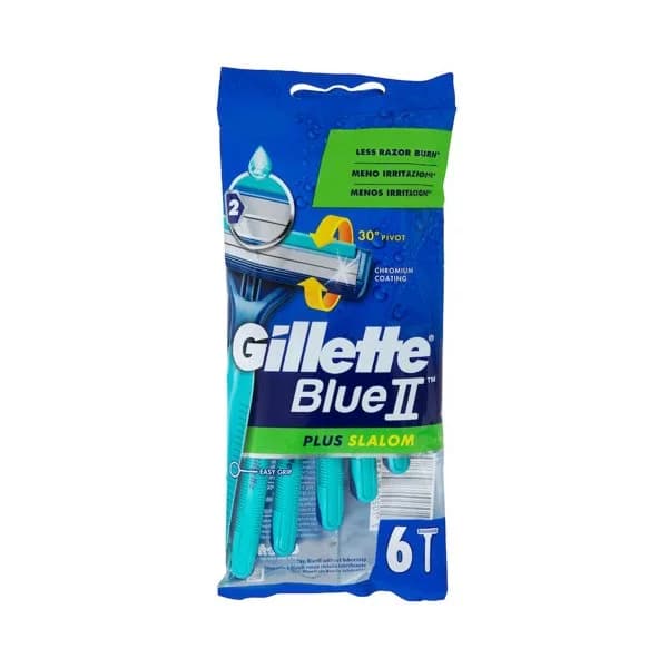 Maquinillas de afeitar desechables Gillette Blue Plus 2 hojas - 6 ud - Imagen del producto en Findit