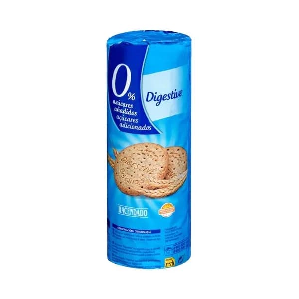 Galletas Digestive 0% azúcares añadidos Hacendado - 0.4 kg - Imagen del producto en Findit