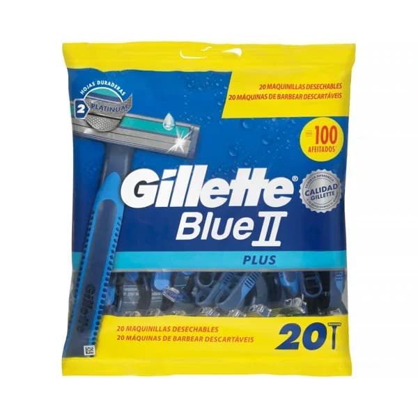 Maquinillas de afeitar desechables Gillette Blue Plus 2 hojas - 19.97 ud - Imagen del producto en Findit