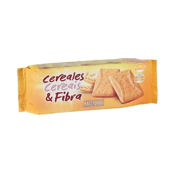 Galletas Cereales & fibra Hacendado - 1 ud - Imagen del producto en Findit