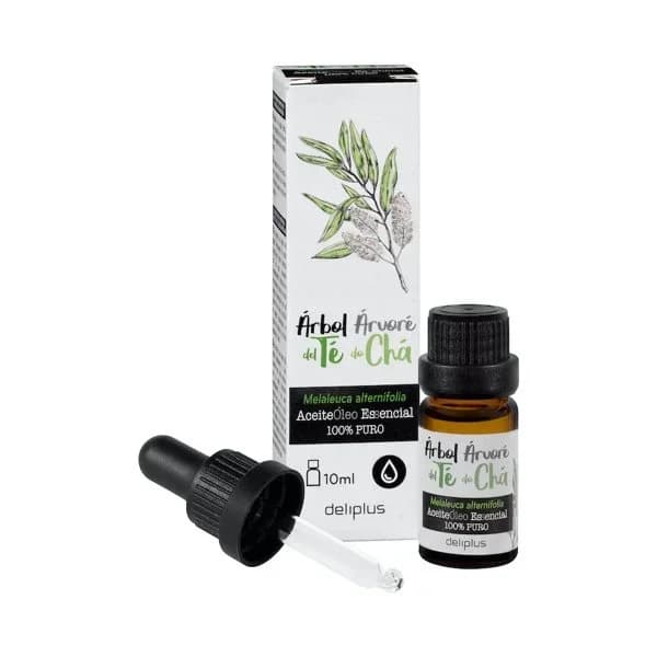Aceite árbol del té 100% puro Deliplus con pipeta dosificadora - 0.01 l - Imagen del producto en Findit