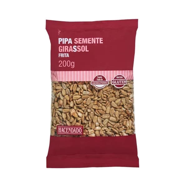 Pipas de girasol fritas Hacendado peladas - 0.2 kg - Imagen del producto en Findit