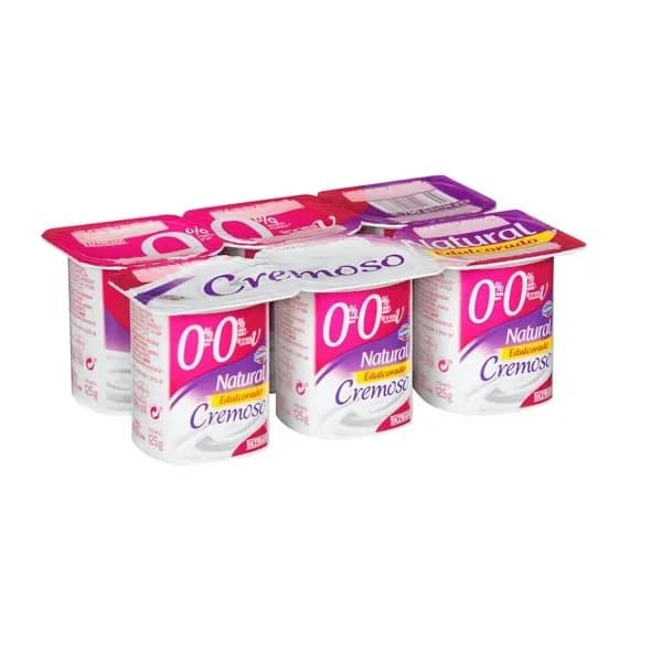 Postre lácteo cremoso natural edulcorado Hacendado 0% m.g 0% sin azúcares añadidos - 0.75 kg - Imagen del producto en Findit