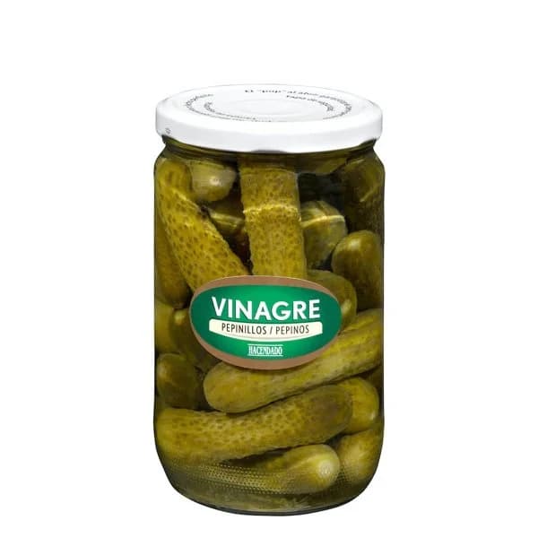 Pepinillos en vinagre Hacendado - 0.37 kg - Imagen del producto en Findit