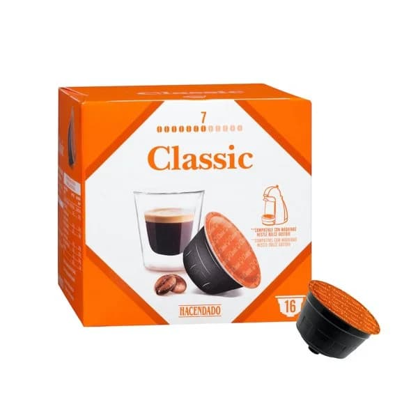 Café en cápsula classic Hacendado - 0.11 kg - Imagen del producto en Findit