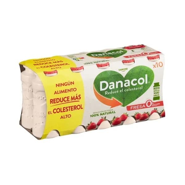 Bebida láctea de fresa Danacol 0% azúcares añadidos - 1 kg - Imagen del producto en Findit