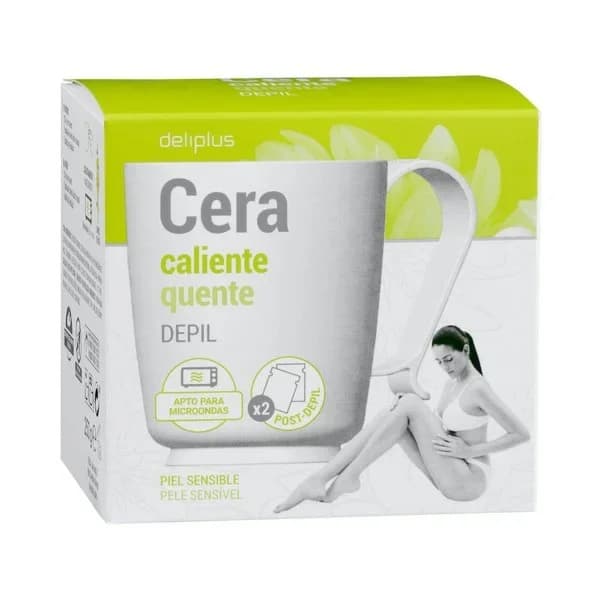 Cera caliente en tarro Deliplus piel sensible - 0.25 kg - Imagen del producto en Findit