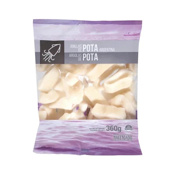 Anillas de pota Argentina Hacendado congeladas - 0.36 kg - Imagen del producto en Findit