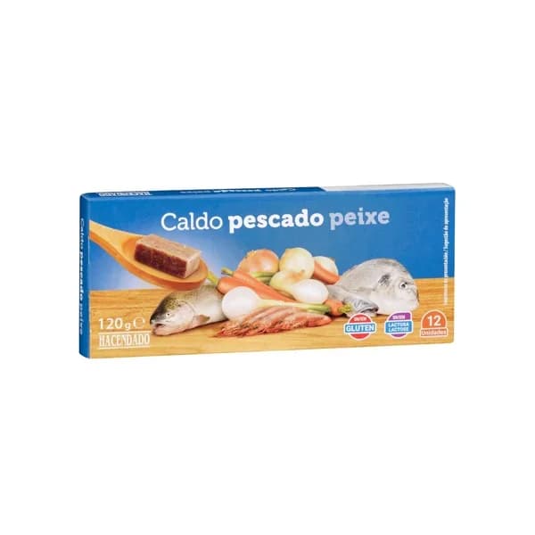 Caldo de pescado Hacendado en pastillas - 0.12 kg - Imagen del producto en Findit