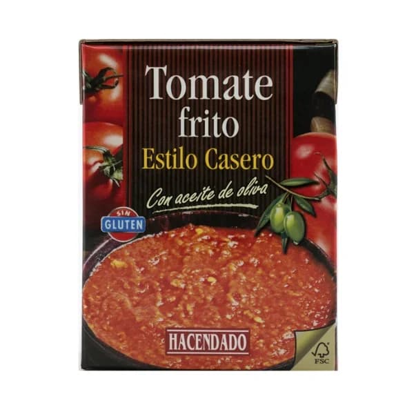 Tomate frito estilo casero Hacendado - 0.38 kg - Imagen del producto en Findit
