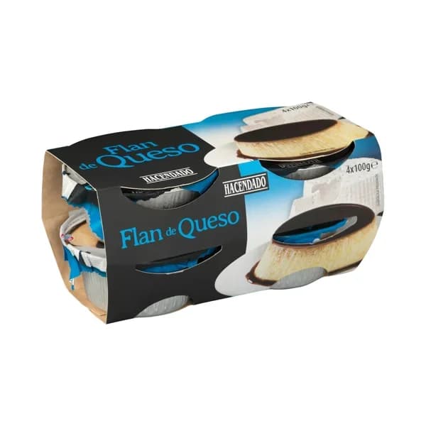 Flan de queso Hacendado - 0.4 kg - Imagen del producto en Findit